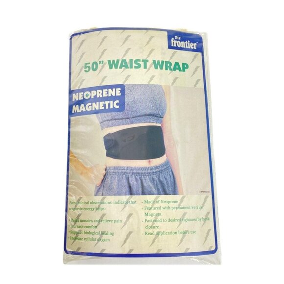 NEW 50" Adjustable Waist Wrap Support Magnetic Neoprene Wrap Menstrual Back Pain - Picture 5 of 5